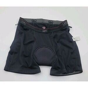 Zoic Cycling Liner Shorts Mens Large Black Padded Chamois Bike MTB Mountain Bike